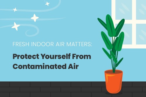 Fresh Indoor Air Matters infographic