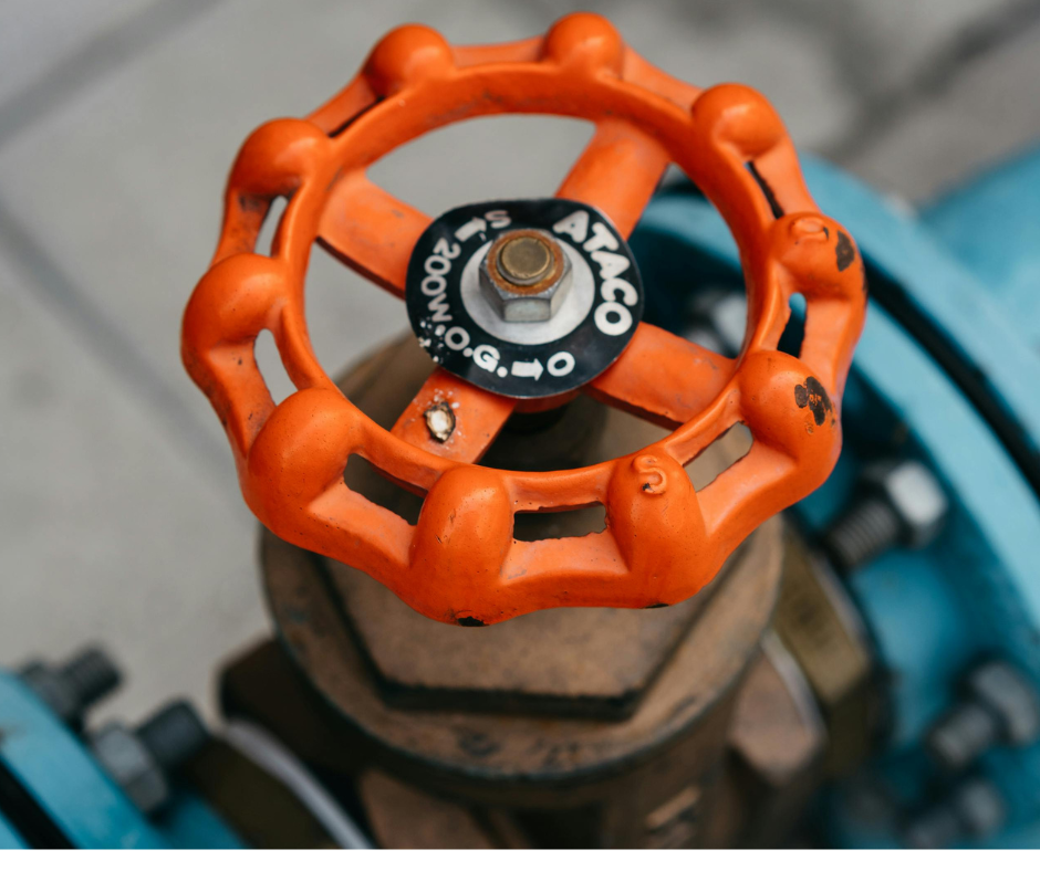 main shutoff valve outside a home